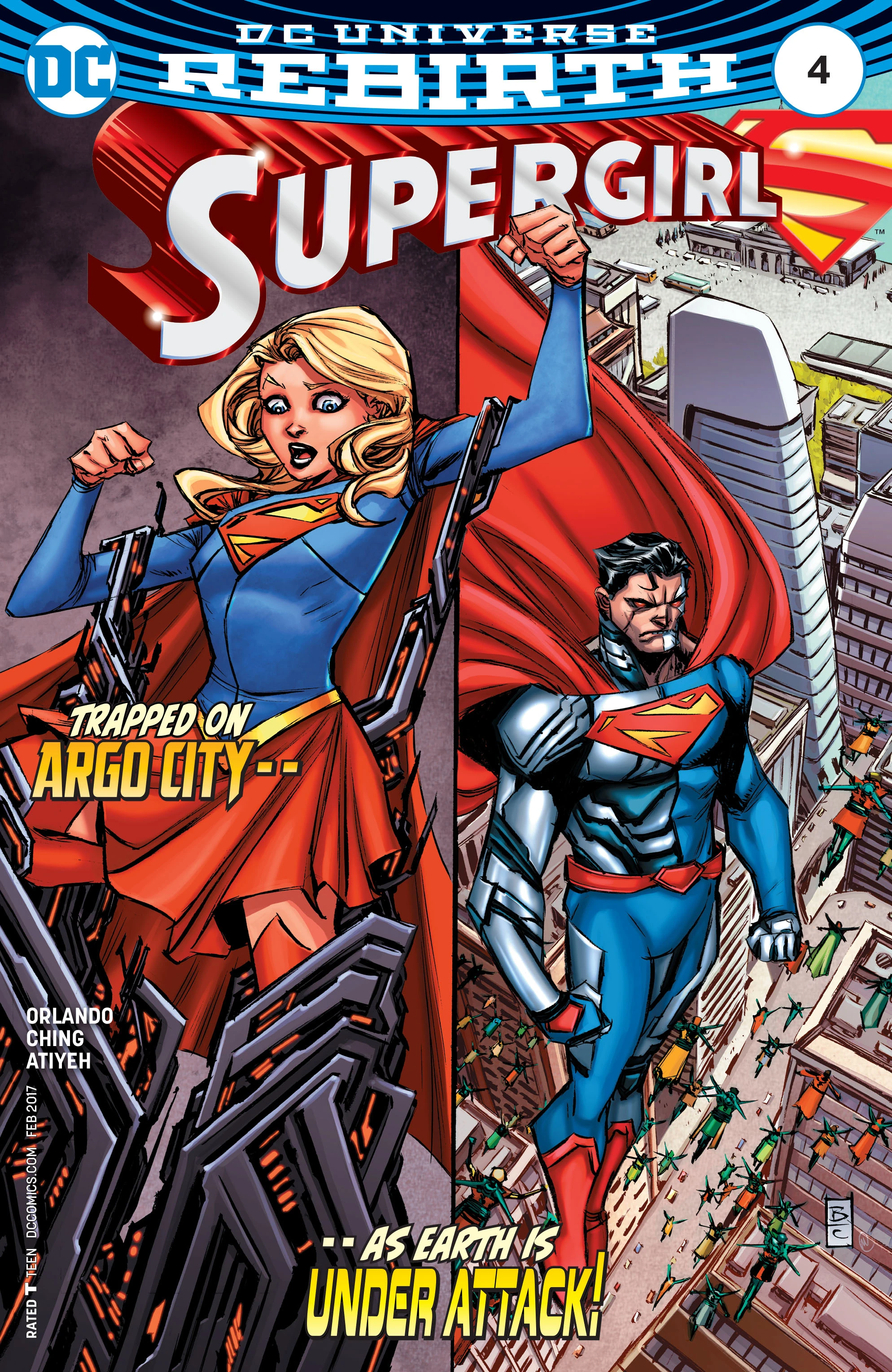 Supergirl #4 (DC, 2016 — Cover A) cover